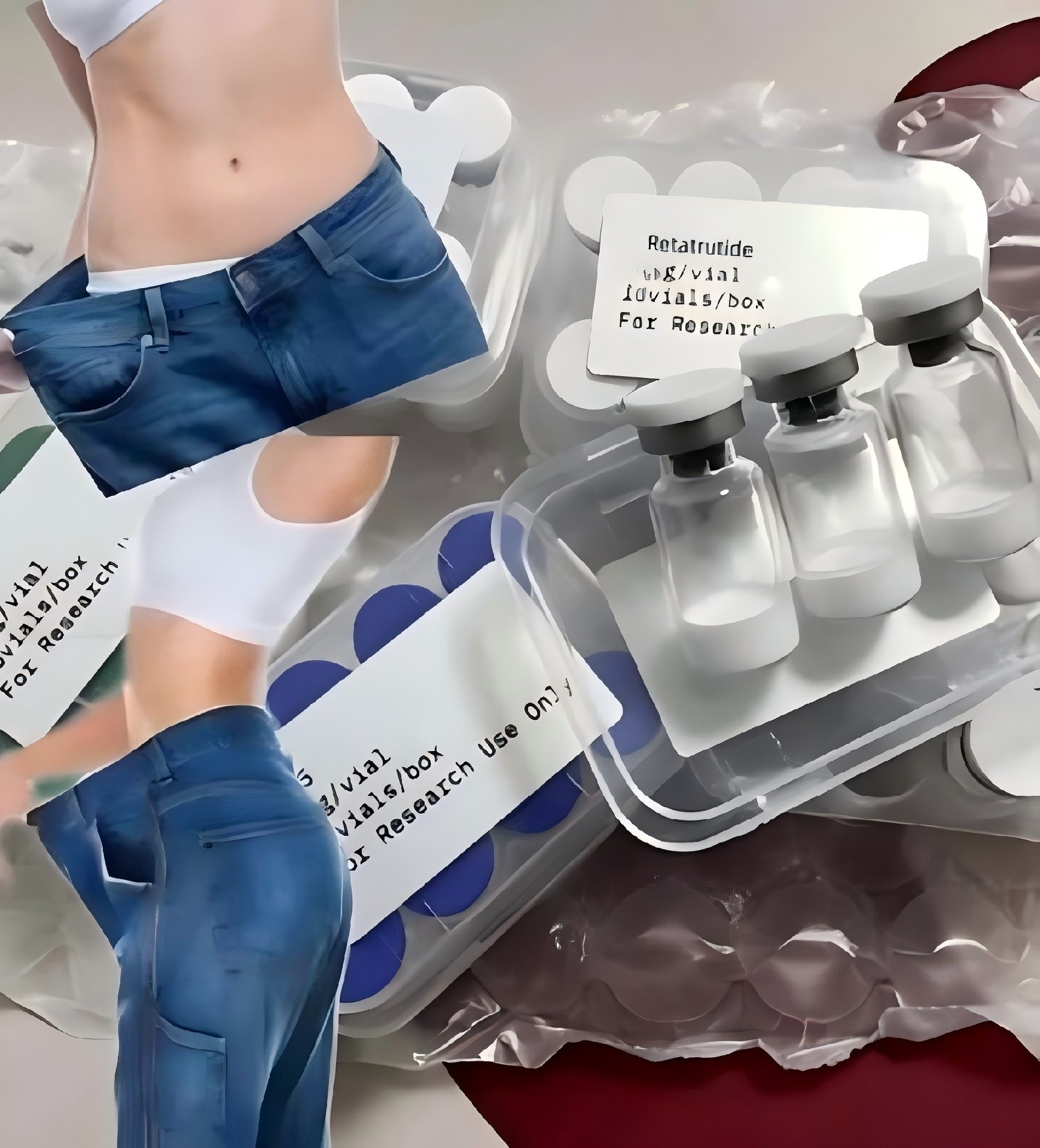 The most popular peptide freeze-dried powder, vial peptide powder, customized peptide, 99% high purity peptide powder